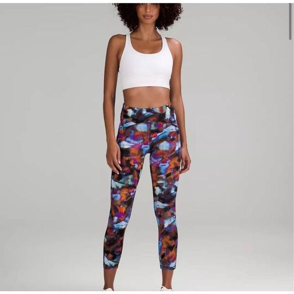 Lululemon, Power Thru Leggings, Size 6, Multicolored, Used & Great Condition. - Picture 8 of 10